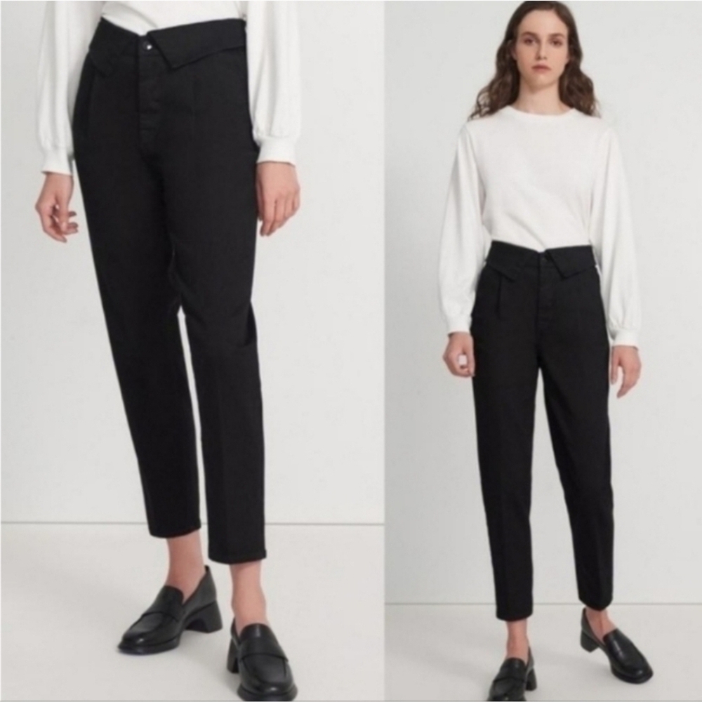 J Brand 80's Fold Over Jeans Pleat Front Pants Tanik $268.00 EUC